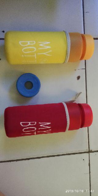 My Bottle Doff + Pouch  Warna Infused Water 500ml - Botol Minum B03-6a