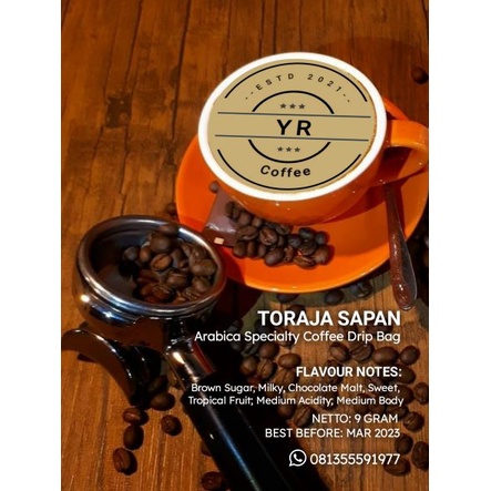 

TORAJA SAPAN (Arabica Specialty) Drip Bag