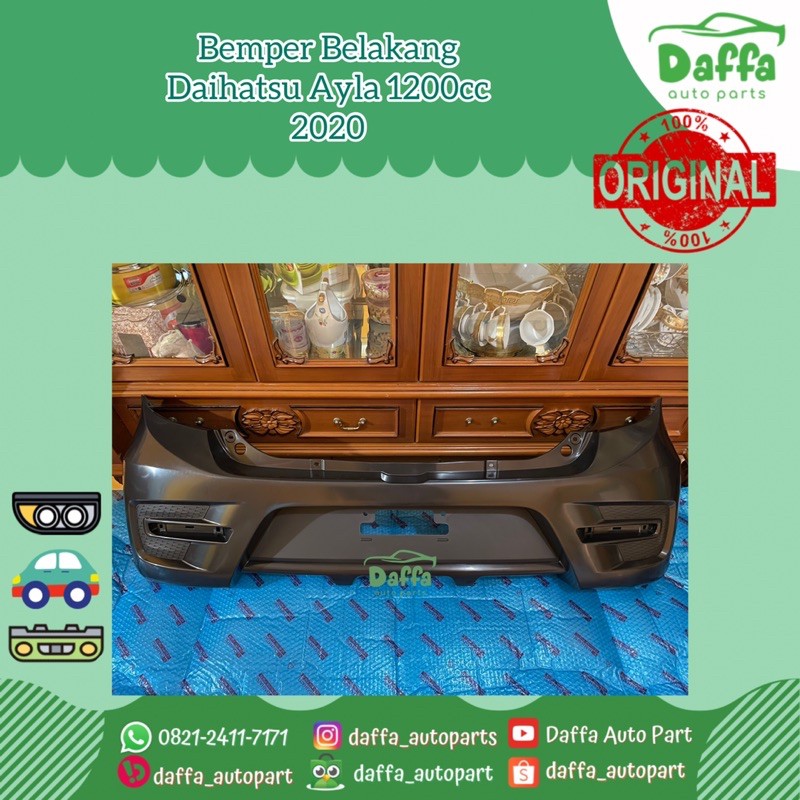 Bemper Bumper Guard Belakang Mobil Daihatsu Ayla Toyota Agya 1200 cc 1200cc 2019 2020 2021 2022 NEW 
