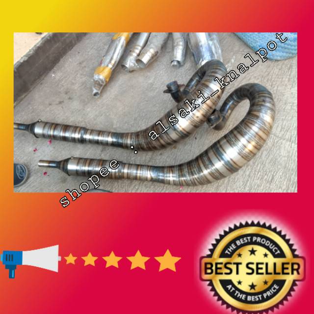 Knalpot racing rx king lobster plat karat mal ykj