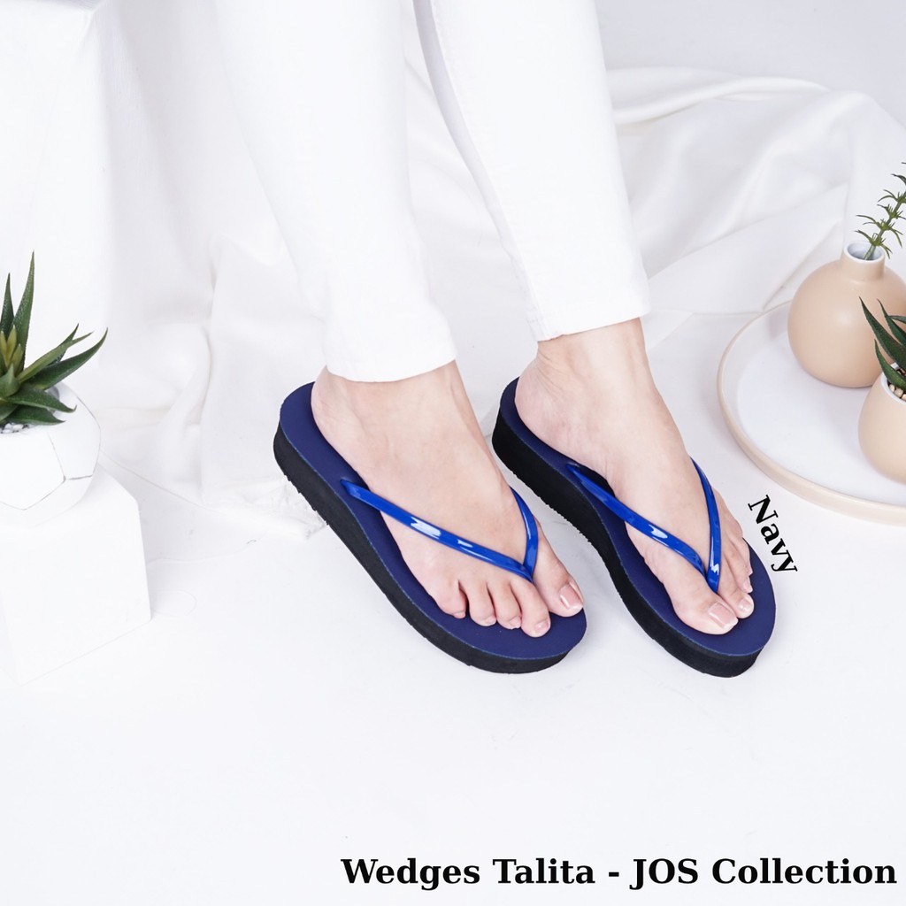 Sandal Wedges Wanita - Talita Tinggi 4 cm by JOS Collection