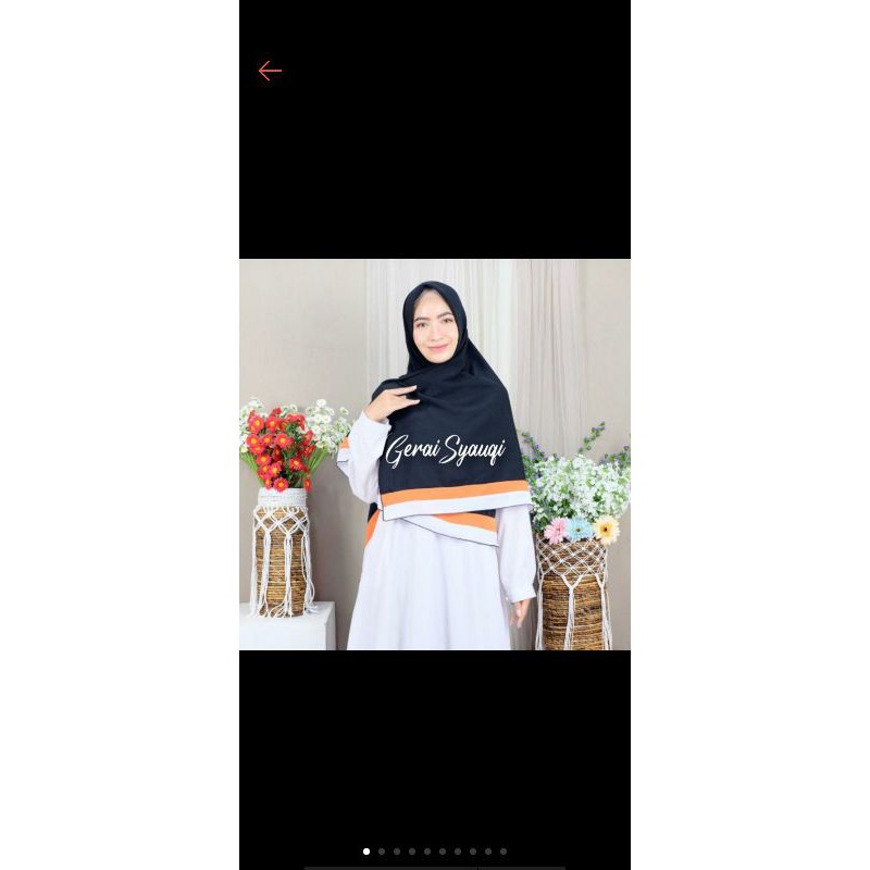 HIJAB JILBAB SEGIEMPAT PKS WOLFIS GRADE A