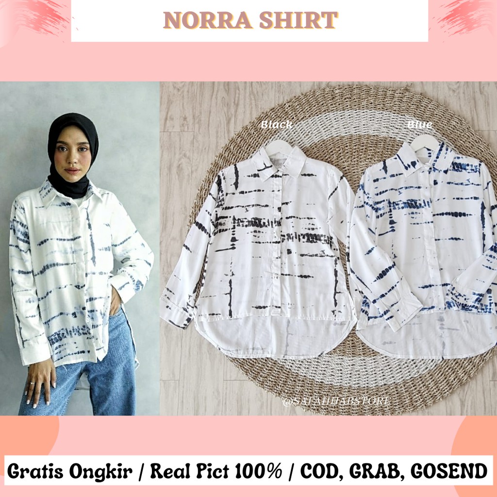 NORRA SHIRT / KEMEJA / TOP / BLOUSE / ATASAN