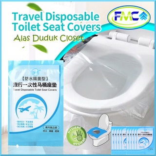 Alas Duduk Toilet Cover Plastik Tatakan Closet Travel Disposable Toilet Seat Covers Portable Travel Alas Kloset Murah Praktis