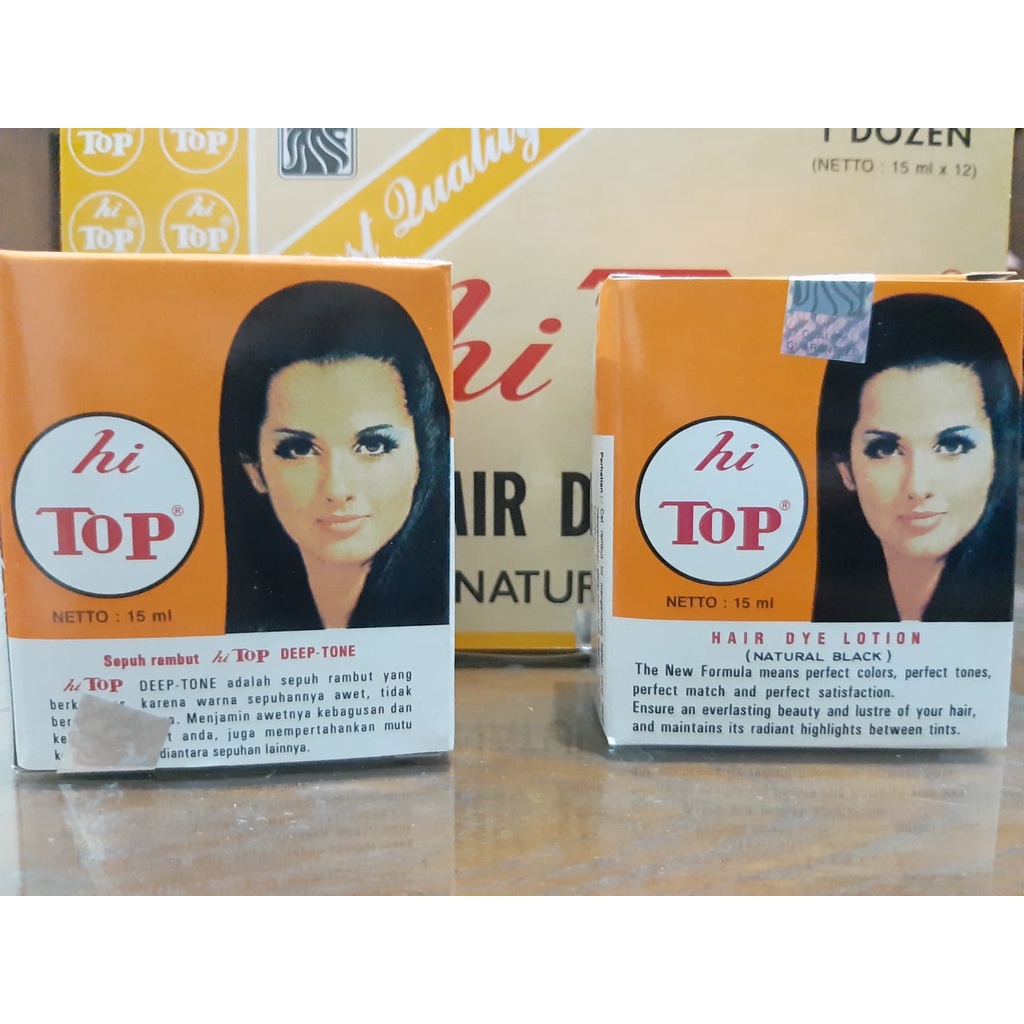 Hi Top Hitop Hair Dye Lotion Natural Black 15 ml