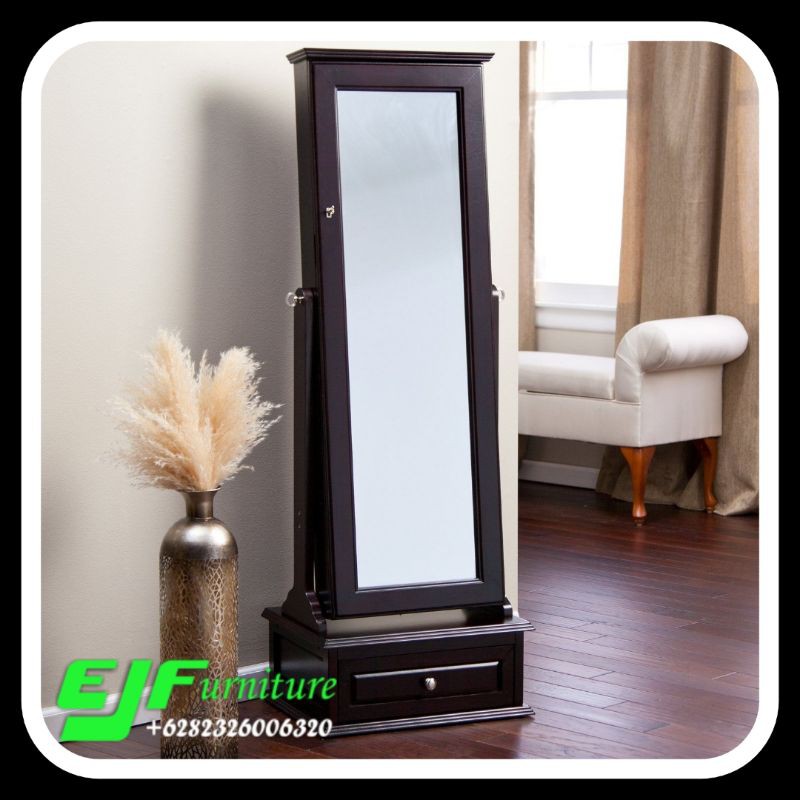 Cermin Berdiri Minimalis model minimalis Jati jepara
