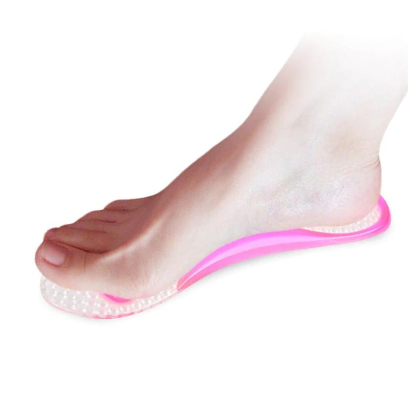 1 Pasang Insole Silicone Full / Sole Gel Silikon Empuk Lengkungan Dukungan Sol Ortopedi