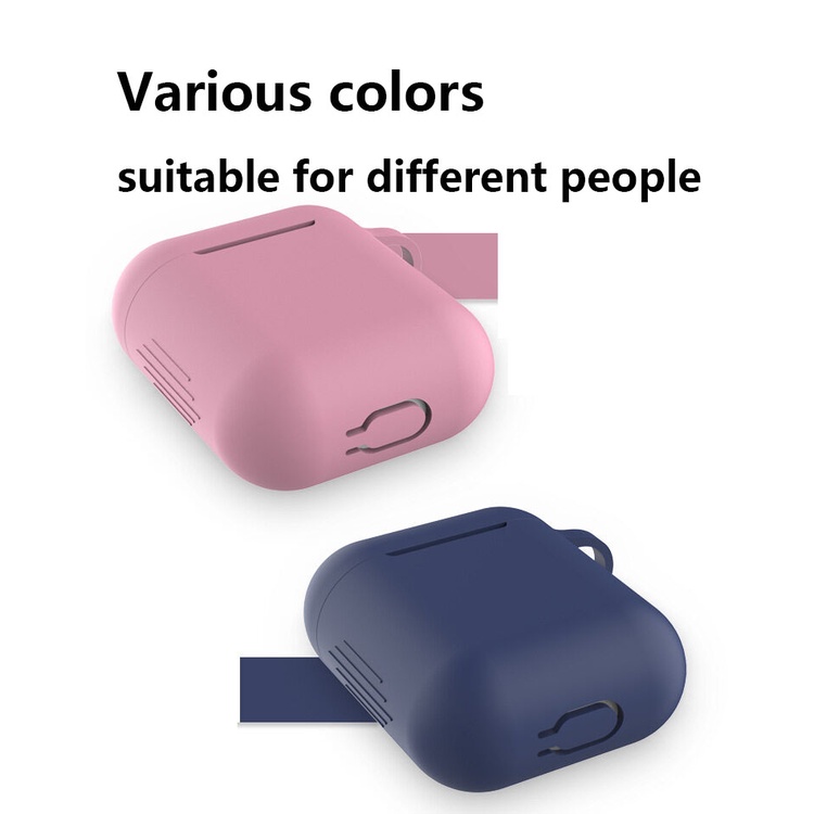 Casing Soft Case Silikon Transparan Untuk Airpods 1 / 2 / 12