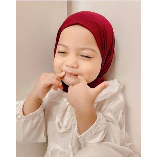 PASHTAN ANAK ALMEERA / PASHMINA INSTAN ANAK JERSEY PREMIUM