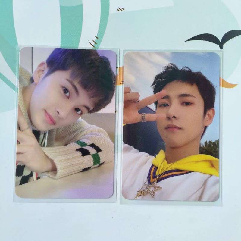 [freebies snacks] photocard pc mark trading card glitch mode tc glimo b ver nct dream