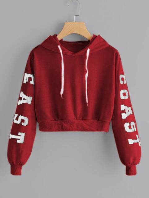 JAYA.Co Sweater Hoodie Crop EAST COAST