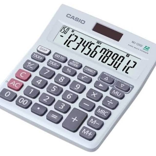 CASIO MJ-120D - Check &amp; Correct Kalkulator # Originall Garansi Resmi #