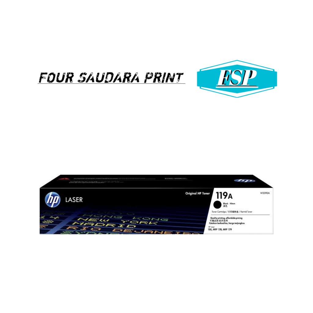 HP 119A Black Original Laser Toner Cartridge {W2090A}