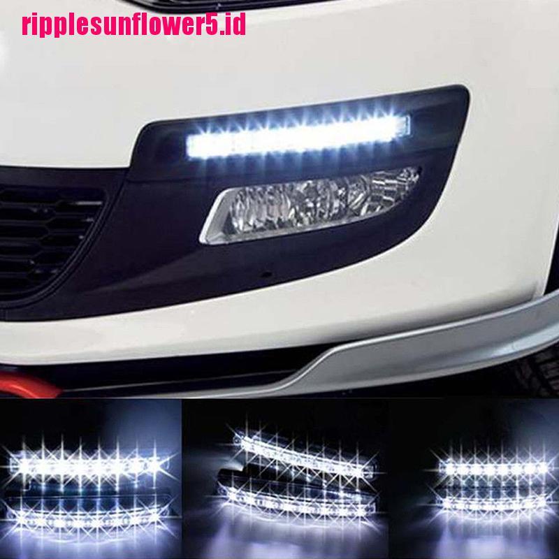 2pcs Lampu LED 6smd 12V Untuk DRL / Fog Lamp Mobil