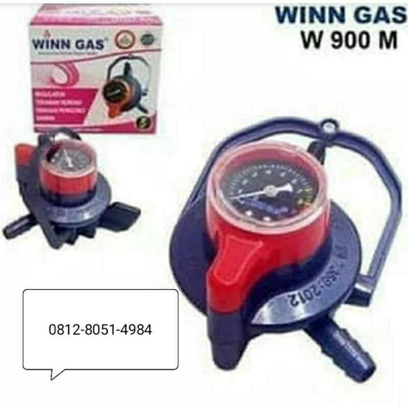 Winn Gas , W 900 , Win Gas , Regulator Gas , LPG , Meter Tekanan Rendah