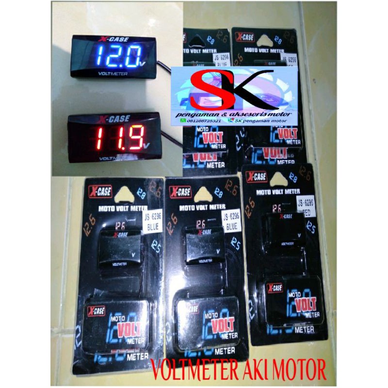 VOLTMETER AKI MOTOR