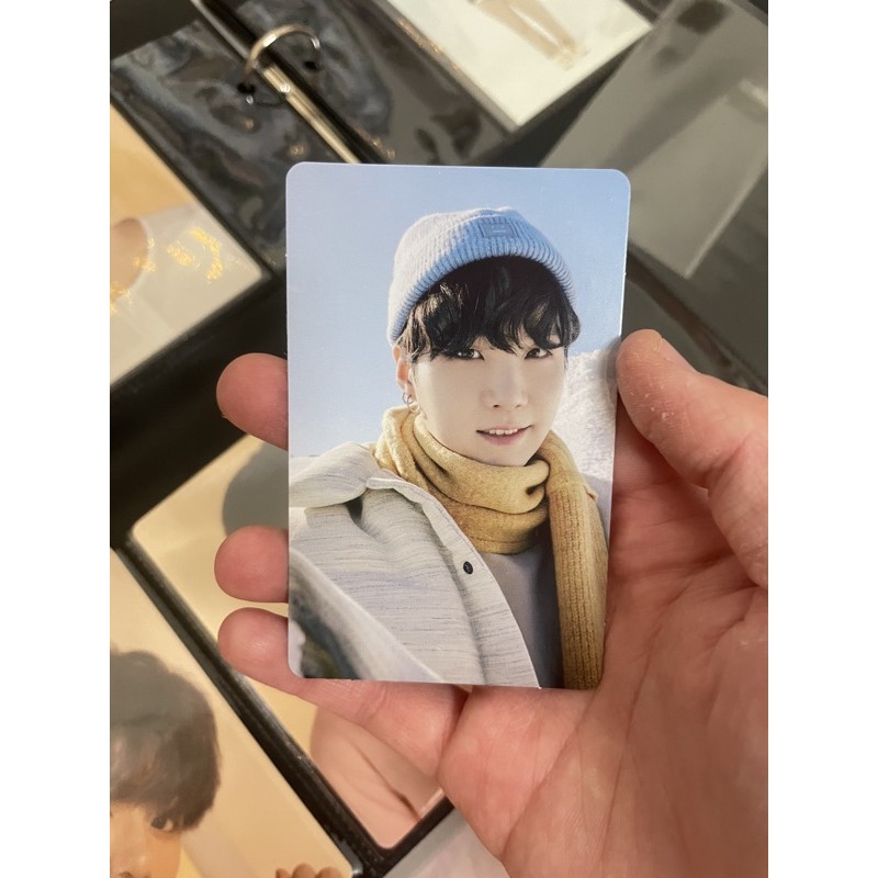 OFFICIAL RANDOM PC PHOTOCARD SUGA WINTER PACKAGE 2021 BTS RM JIN JIMIN V JHOPE JUNGKOOK WINPACK