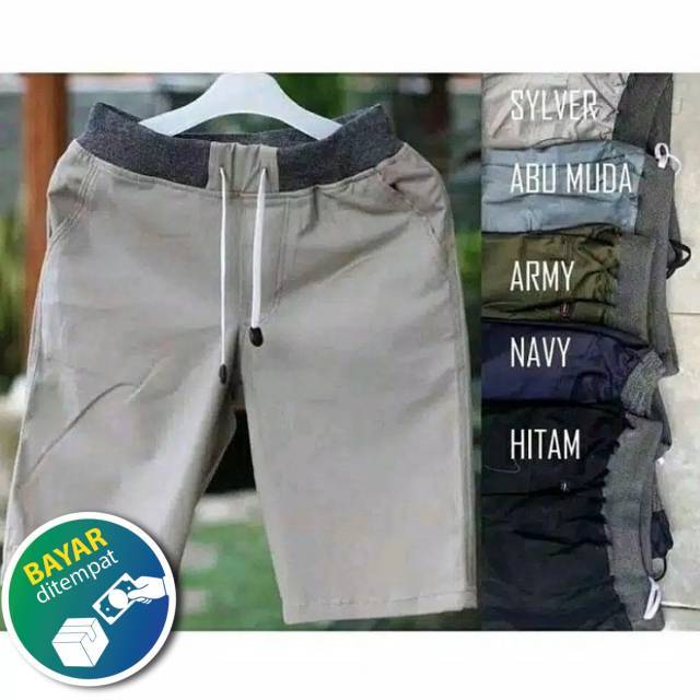 BayarDitempat - Celana Pendek Kolor Saku 3 Tebal - Grosir Celana Distro Pria Kolor Celpen