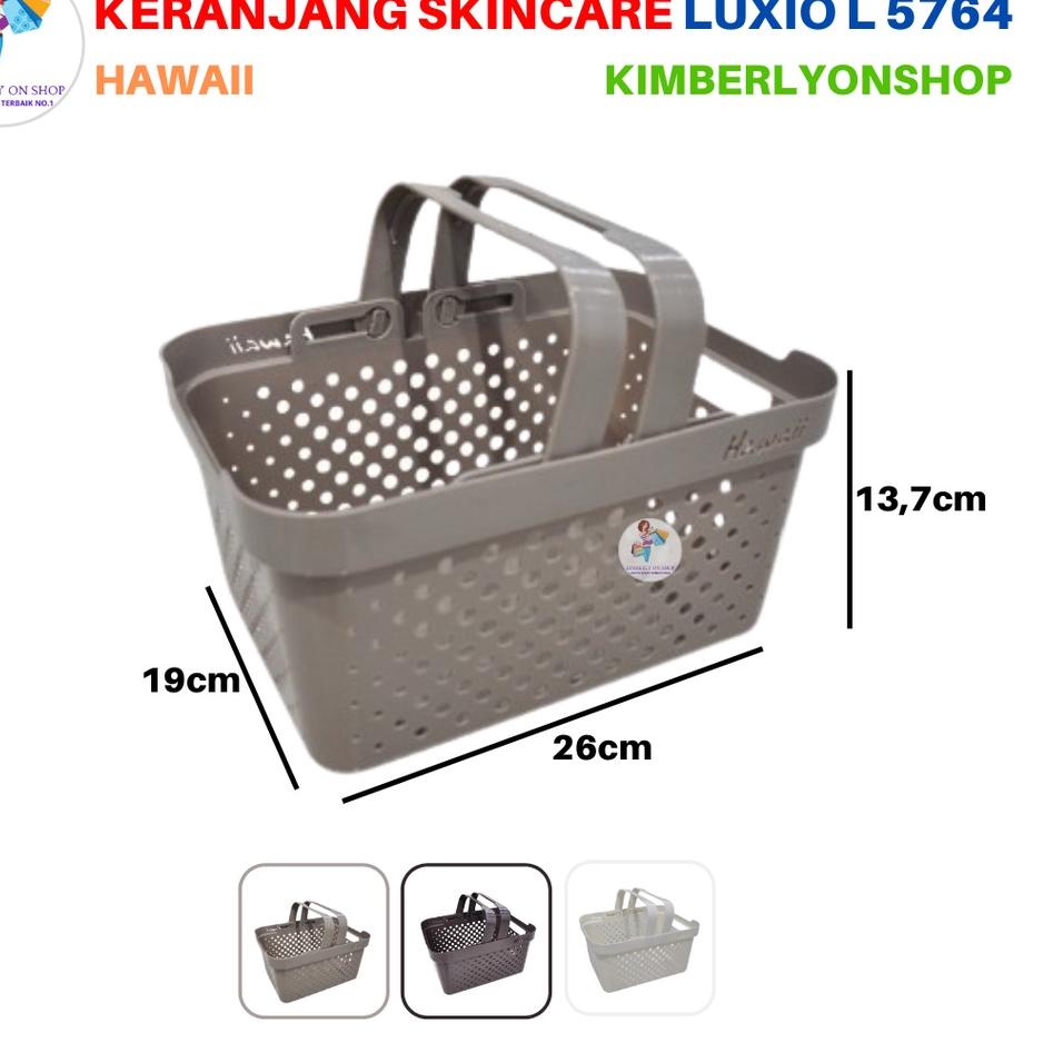 Special - Keranjang Serbaguna Luxio L Keranjang Skincare Hawaii 5764
