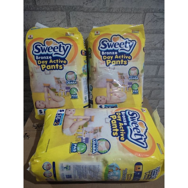 sweety bronze popok celana ukuran S