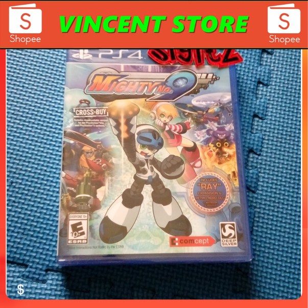 PRODUK ORIGINAL  bd PS4 kaset game MIGHTY NO.9 / MIGHTY NO 9 BARU SEGEL