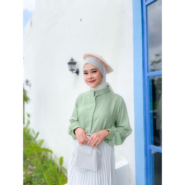 Key Blouse Kemeja Rayon // Kemeja Basic // Kemeja kantor