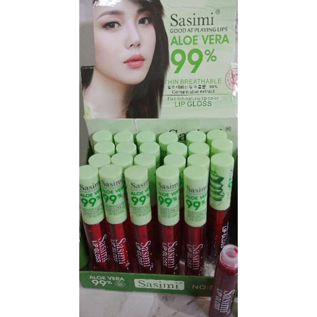 [PER 6 PCS] LIP TINT/LIPTINT SASIMI ALOE VERA NO.S721