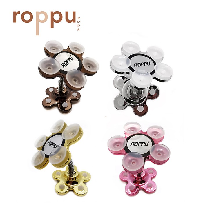 Roppu bracket stand phone 360 degree rotatable metal flower