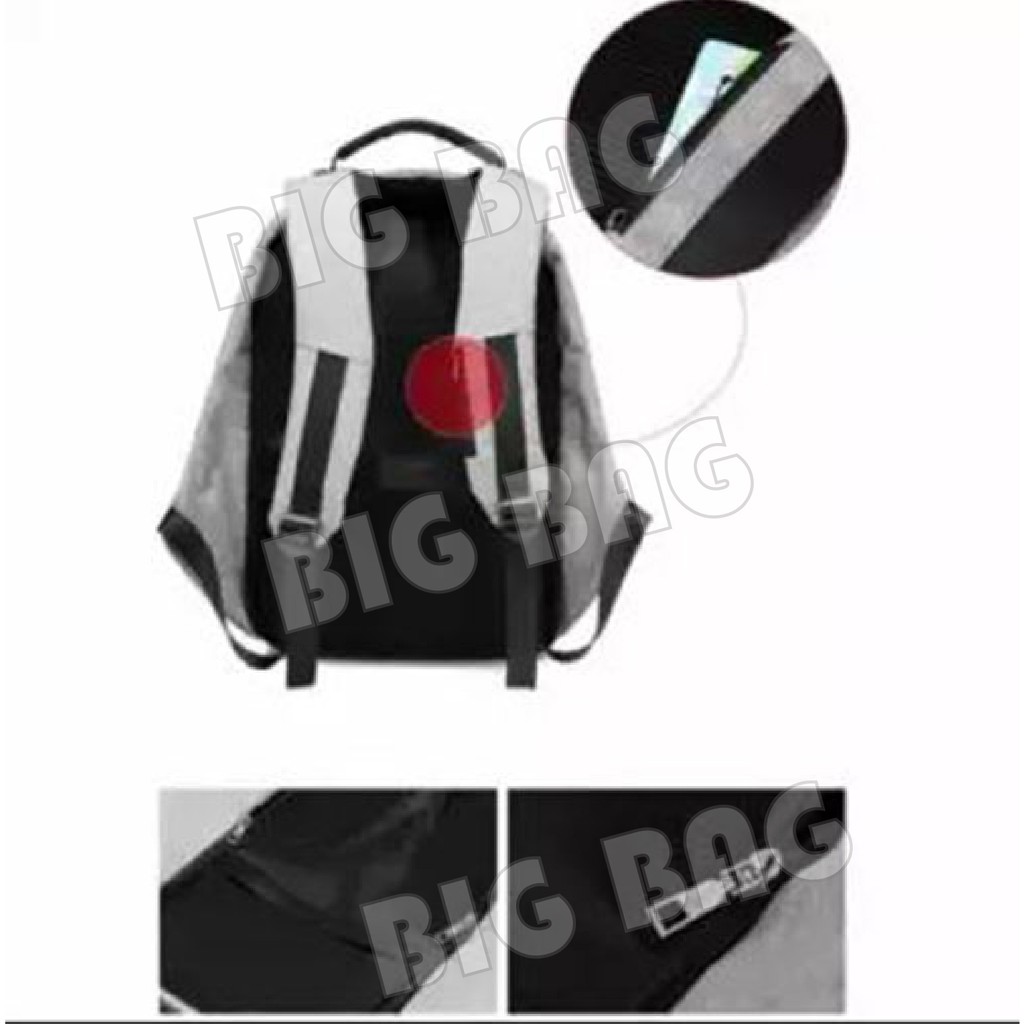 Gear Bag - Anti Theft Outdoor Dailypack Laptop  Backpack - Tas Ransel Anti Maling Laptop Travel Back