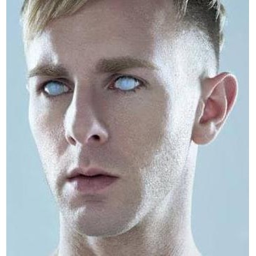 Original Softlens Cosplay Anime Bola Mata Putih Full White