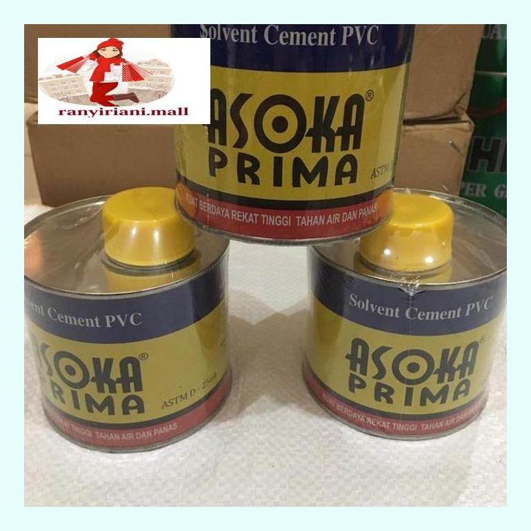 

510Fsjbran Lem Pvc Asoka Prima / Lem Pipa / Lem Asoka 400 Gram Murah Rany5Ckhd