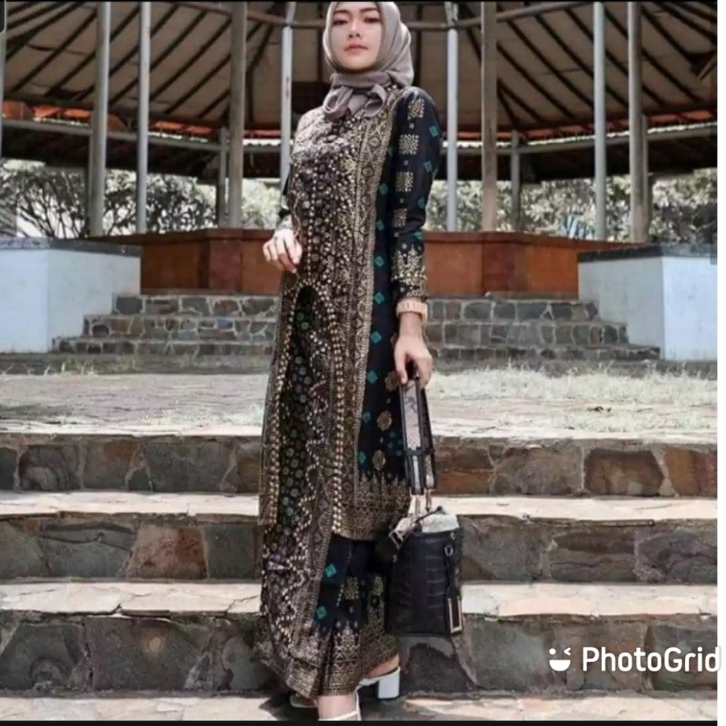 SETELAN TUNIK ADELLE KURUNG SONGKET RUMAH KEBAYA BANDUNG RUMAH SONGKET BANDUNG GAUN HIJBASALE BATIK JUPRI SONGKET PALEMBANG