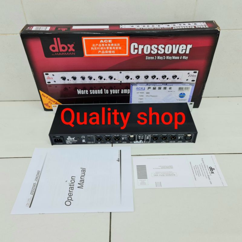 Crossover Dbx 234XS Grade A Kualitas No1