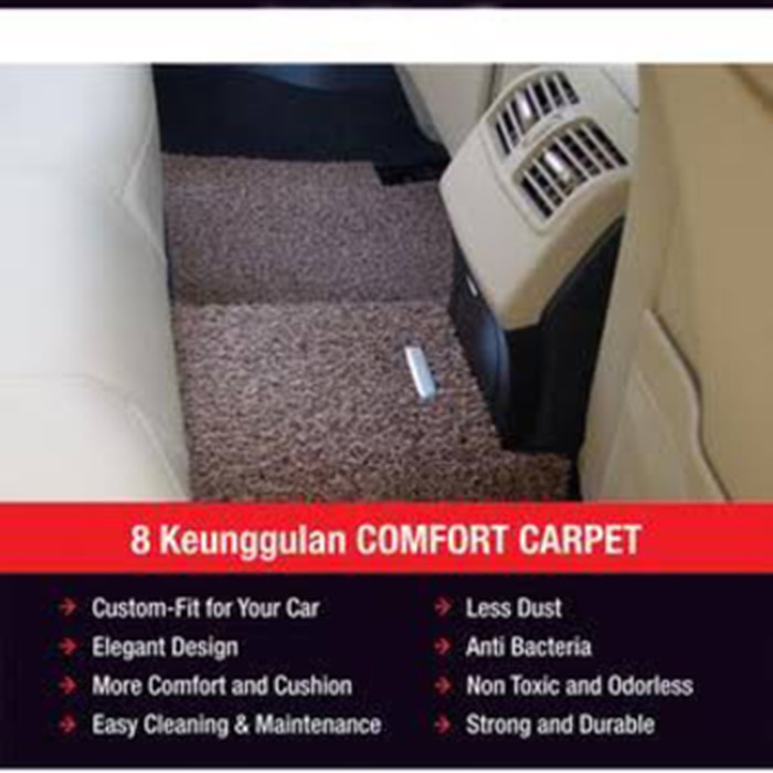 Karpet Comfort Deluxe Khusus Honda Cr-Z 2 Depan