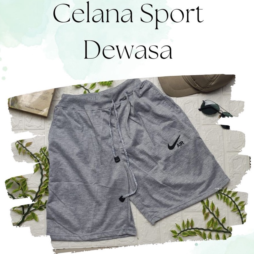 CELANA PENDEK PRIA DEWASA OLAHRAGA RUNNING SWIMMING GYM