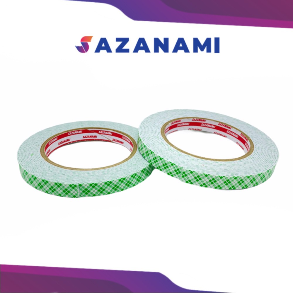 SAZANAMI DOUBLE TAPE FOAM  12MM X 5 METER DOUBLE TAPE BUSA 