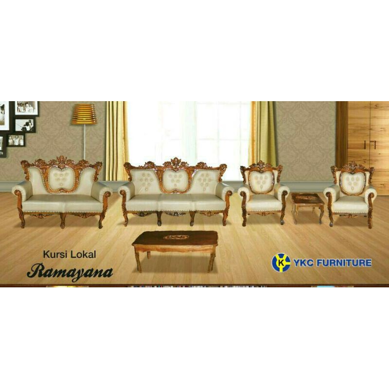 Set Sofa Kayu Jati Jepara Ramayana