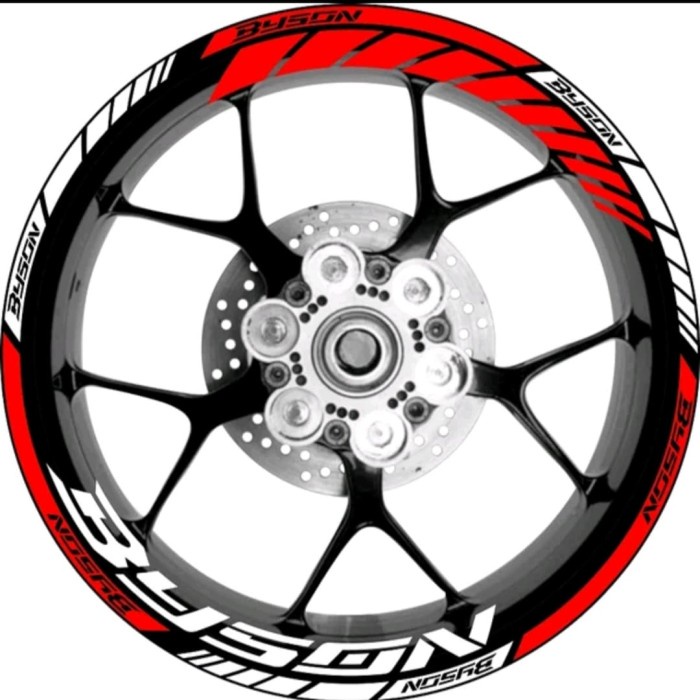 Cutting Sticker Velg Yamaha Byson - List Velg Byson - 01