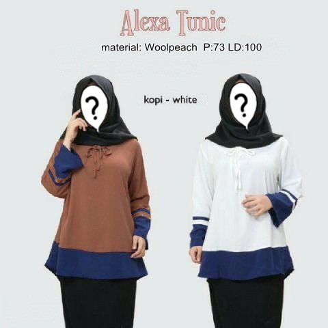 BAJU WANITA MURAH ALEXA TUNIC BAJU WANITA GROSIR TANAH ABANG