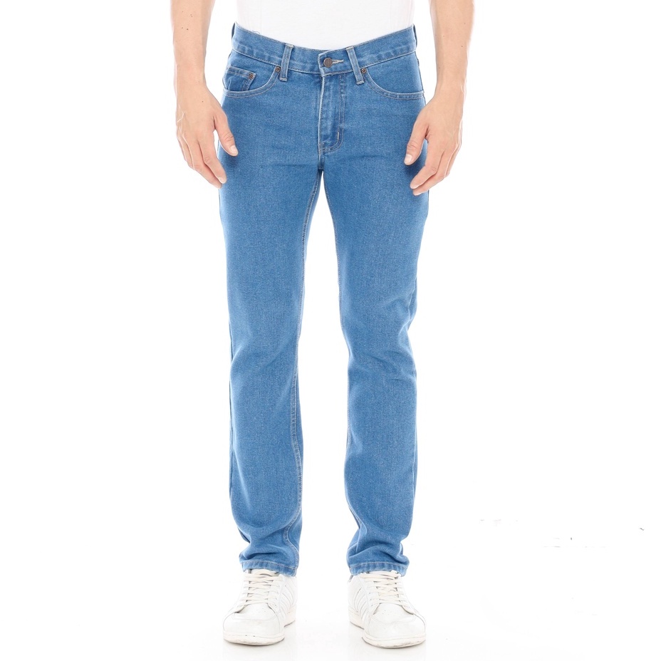 Celana Jeans Denim Pria Straight Cut AMW Jeans MER 6