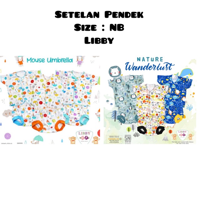 Libby-Setelan Pendek Size NB