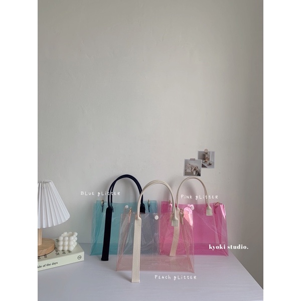 Milkeu Glitter Sling PVC Bag