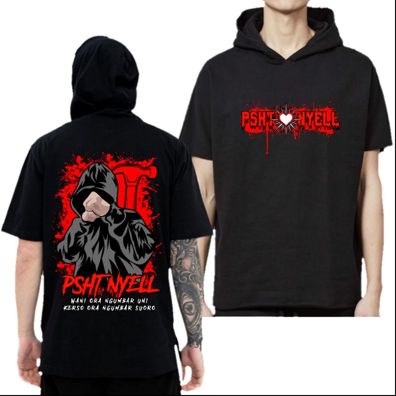 t-shirt Hoodie kaos kupluk PSHT nyell