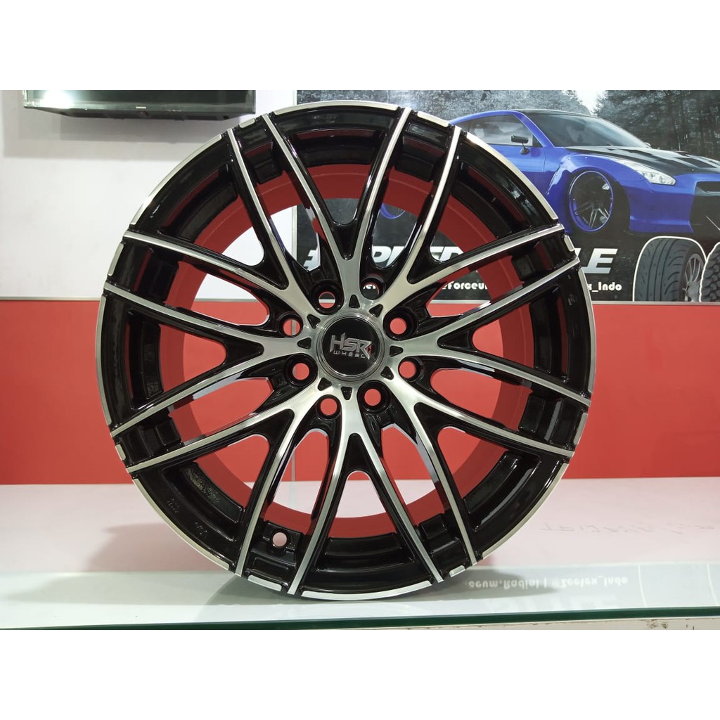 velg hsr type COMORO 879 HSR Ring 15X7 H8X100-114,3 ET40 BMF velg mobil jazz brio calya vios yaris m