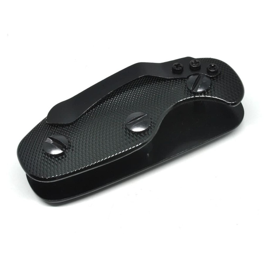 Key Holder Clip Aluminium Multifunctional EDC Tool - ZH111 - Black