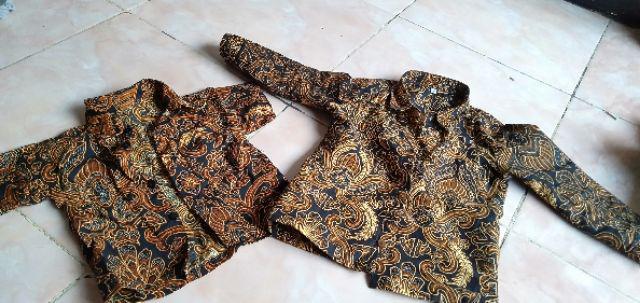 Kemeja Hem Batik Anak Size 0 (0,5 Bulan - 1.5th)
