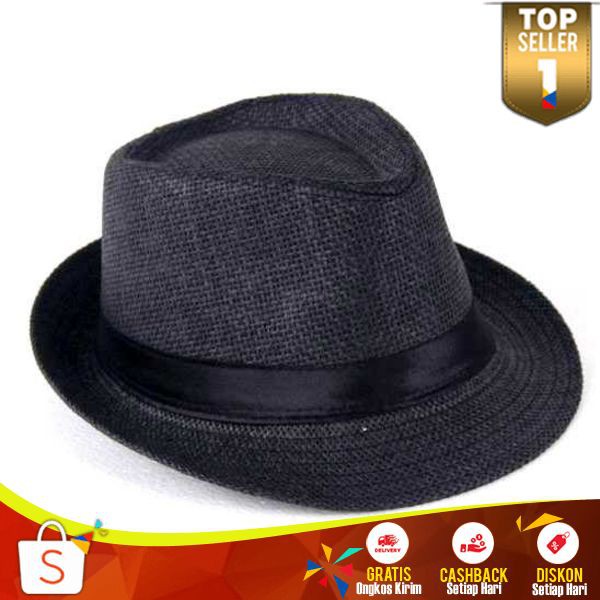 Yingrui Topi Laken Jazz Vintage Alat Pelindung Kepala Dari Panas Matahari Topi Fashion Style Keren