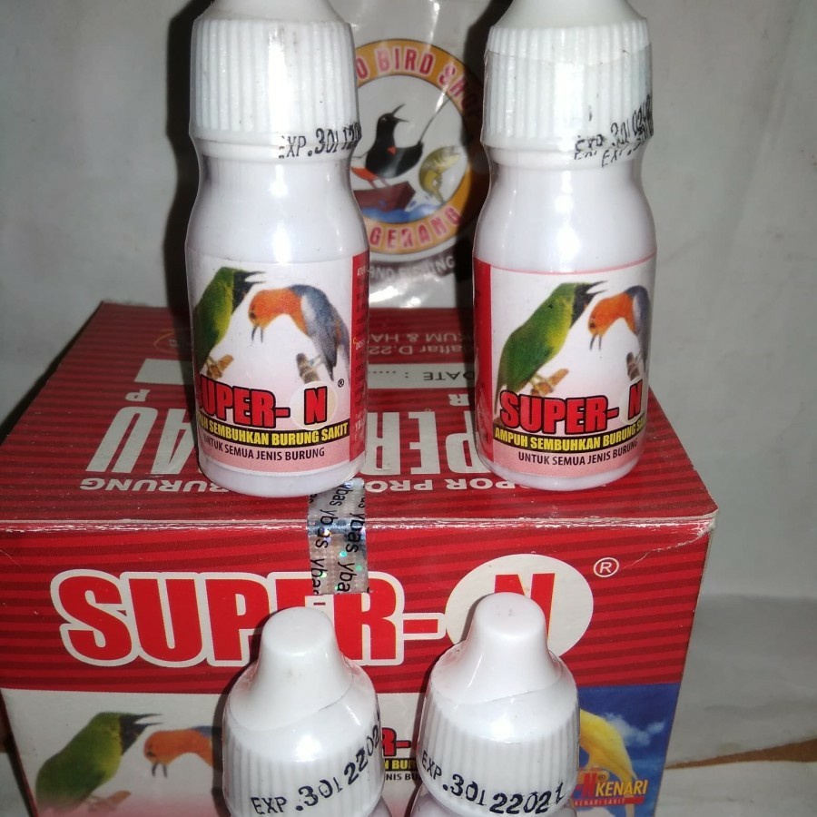 SUPER-N SUPER KICAU OBAT BURUNG SAKIT DAN SUPLEMEN BURUNG  ORIGINAL