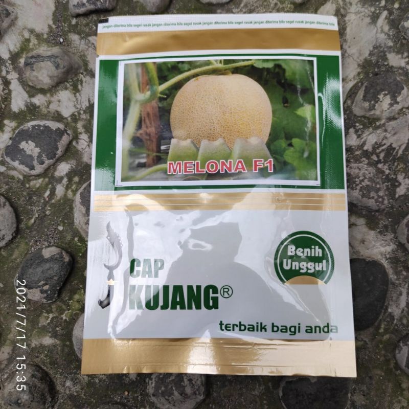 Jual Benih melon isi ±600 biji dari CAP KUJANG Indonesia