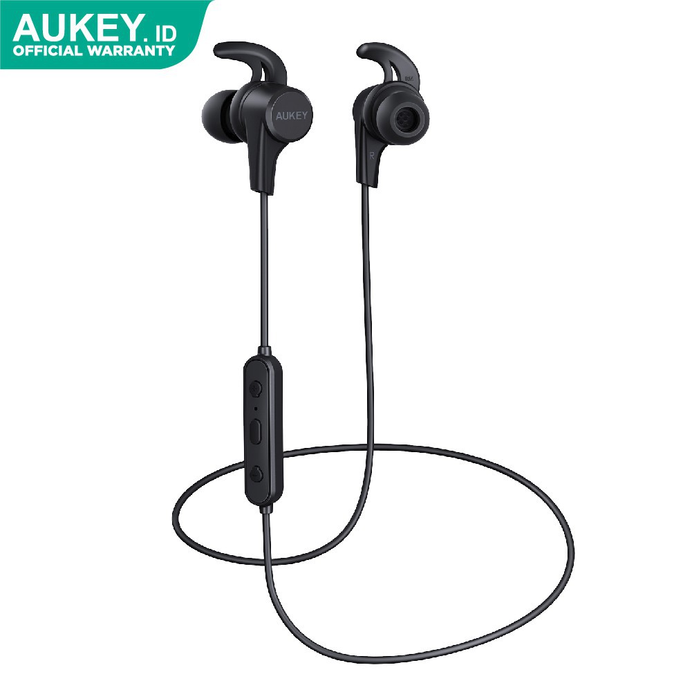[SHOPEE10RB] Aukey Headset Bluetooth Sport Earbuds, APTX - 500300